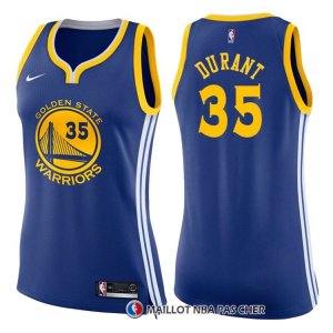 Maillot Femme Golden State Warriors Kevin Durant Icon 2017-18 35 Bleu