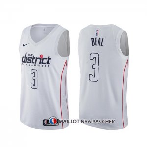 Maillot Washington Wizards Bradley Beal Ville Blanc