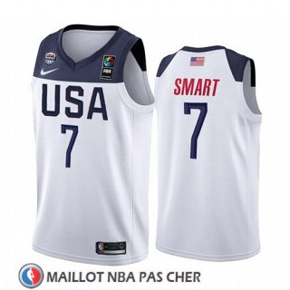 Maillot USA Marcus Smart 2019 FIBA Basketball World Cup Blanc