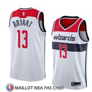 Maillot Washington Wizards Thomas Bryant No 13 Association 2018 Blanc