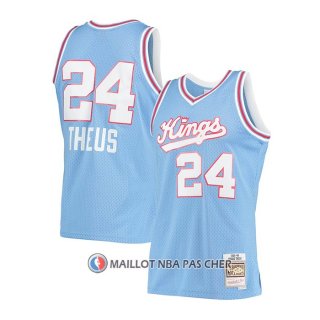 Maillot Sacramento Kings Reggie Theus Hardwood Classics 1985-86 Bleu