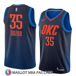 Maillot Oklahoma City Thunder Pj Dozier No 35 Statement 2018 Bleu