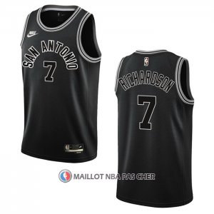 Maillot San Antonio Spurs Josh Richardson NO 33 Classic 2022-23 Noir