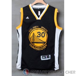 Maillot Golden State Warriors Curry #30 Noir Blanc