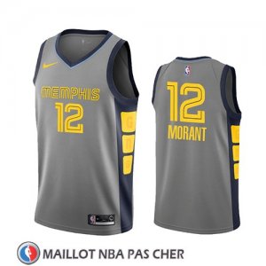 Maillot Memphis Grizzlies Ja Morant Ciudad 2019-20 Gris
