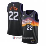 Maillot Phoenix Suns Deandre Ayton Ville 2020-21 Noir