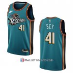 Maillot Detroit Pistons Saddiq Bey NO 41 Classic 2022-23 Vert