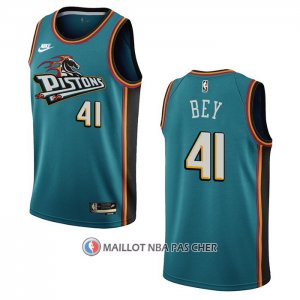 Maillot Detroit Pistons Saddiq Bey NO 41 Classic 2022-23 Vert