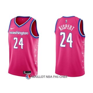 Maillot Washington Wizards Corey Kispert NO 24 Ville 2022-23 Rosa