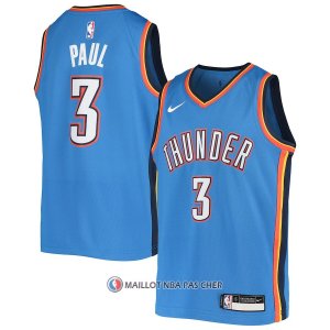 Maillot Enfant Oklahoma City Thunder Chris Paul NO 3 Icon Bleu