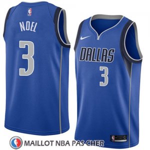 Maillot Dallas Mavericks Nerlens Noel No 3 Icon 2018 Bleu