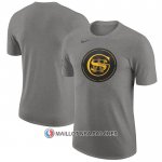 Maillot Manche Courte Golden State Warriors Ville 2023-24 Gris