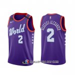 Maillot 2020 Rising Star Shai Gilgeous-alexander Oklahoma World Volet