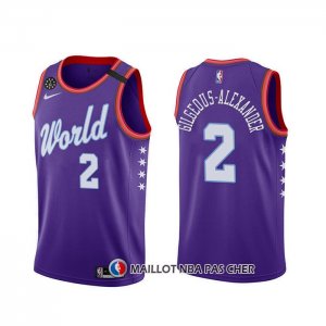 Maillot 2020 Rising Star Shai Gilgeous-alexander Oklahoma World Volet