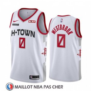 Maillot Houston Rockets Russell Westbrook Ville 2019-20 Blanc