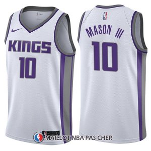 Maillot Sacramento Kings Frank Mason Iii Association 10 2017-18 Blanc