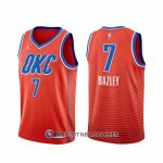 Maillot Oklahoma City Thunder Darius Bazley NO 7 Statement 2021 Orange