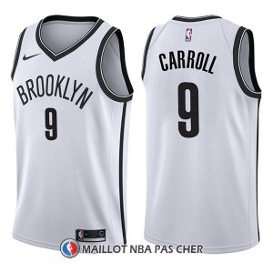 Maillot Brooklyn Nets Demarre Carroll Association 9 2017-18 Blanc