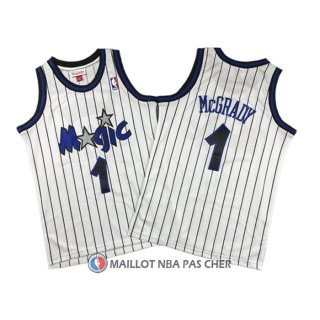 Maillot Enfant Orlando Magic Tracy McGrady NO 1 Mitchell & Ness 2003-04 Blanc