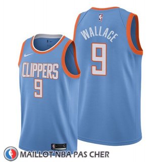 Maillot Los Angeles Clippers Tyrone Wallace Ville Edition Bleu