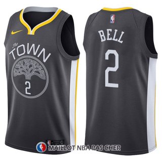 Maillot Golden State Warriors Jordan Bell The Town Statement 2 2017-18 Noir