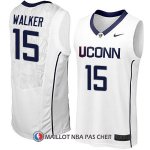 Maillot NCAA Connecticut Walker 15 Blanc