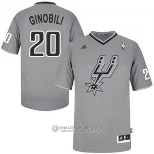 Maillot Ginobili San Antonio Spurs #20 Gris