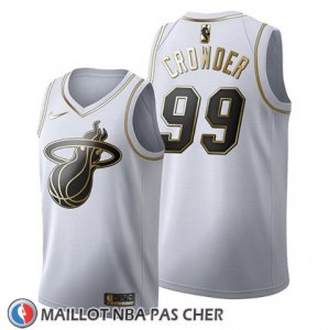 Maillot Golden Edition Miami Heat Jae Crowder 2019-20 Blanc