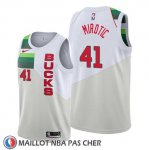 Maillot Milwaukee Bucks Nikola Mirotic Earned Blanc