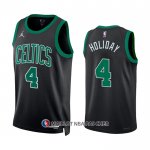 Maillot Boston Celtics Jrue Holiday NO 4 Statement 2022-23 Noir