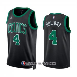 Maillot Boston Celtics Jrue Holiday NO 4 Statement 2022-23 Noir