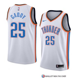 Maillot Oklahoma City Thunderr Abdul Gaddy Association 2018 Blanc