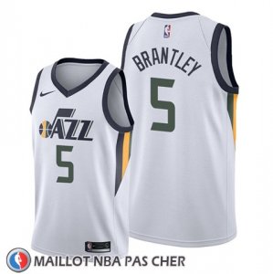 Maillot Utah Jazz Jarrell Brantley Association 2019-20 Blanc
