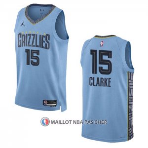 Maillot Memphis Grizzlies Brandon Clarke NO 15 Statement 2022-23 Bleu