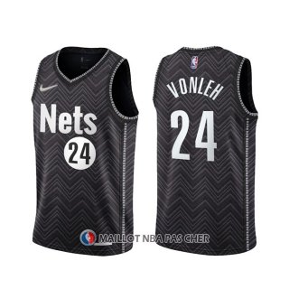 Maillot Brooklyn Nets Noah Vonleh Earned 2020-21 Noir