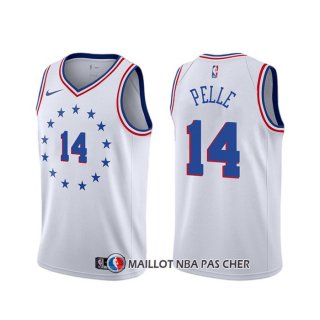 Maillot Philadelphia 76ers Norvel Pelle Earned 2019-20 Blanc