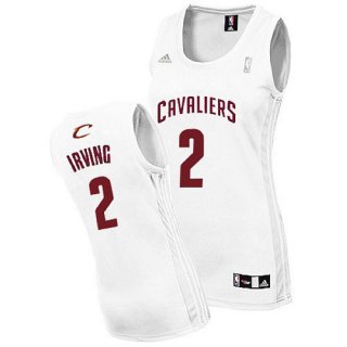 Maillot Femme de Irving Cleveland Cavaliers #2 Blanc