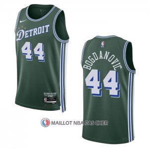 Maillot Detroit Pistons Bojan Bogdanovic NO 44 Ville 2022-23 Vert