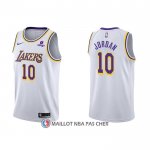 Maillot Los Angeles Lakers Deandre Jordan NO 10 Association 2021-22 Blanc