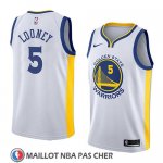 Maillot Golden State Warriors Kevon Looney No 5 Association 2018 Blanc