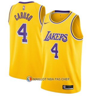 Maillot Los Angeles Lakers Alex Caruso Icon 2020-21 Jaune