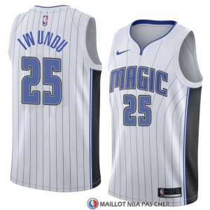 Maillot Orlando Magic Wes Iwundu Association 2018 Blanc