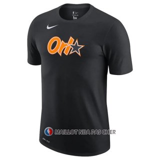 Maillot Manche Courte Orlando Magic Ville 2020-21 Noir