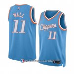Maillot Los Angeles Clippers John Wall NO 11 Ville 2021-22 Bleu