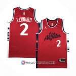 Maillot Los Angeles Clippers Kawhi Leonard NO 2 Statement 2024-25 Rouge