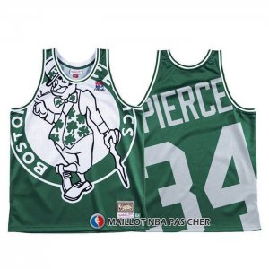 Maillot Boston Celtics Paul Pierce Mitchell & Ness Big Face Vert