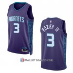 Maillot Charlotte Hornets Terry Rozier III NO 3 Statement 2022-23 Volet