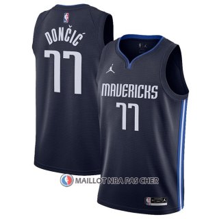 Maillot Doncic Mavericks Luka Doncic Statement 2020 Bleu
