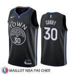 Maillot Golden State Warriors Stephen Curry Ville Noir