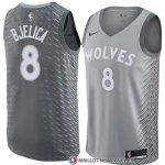 Maillot Minnesota Timberwolves Nemanja Bjelica Ville 2018 Gris